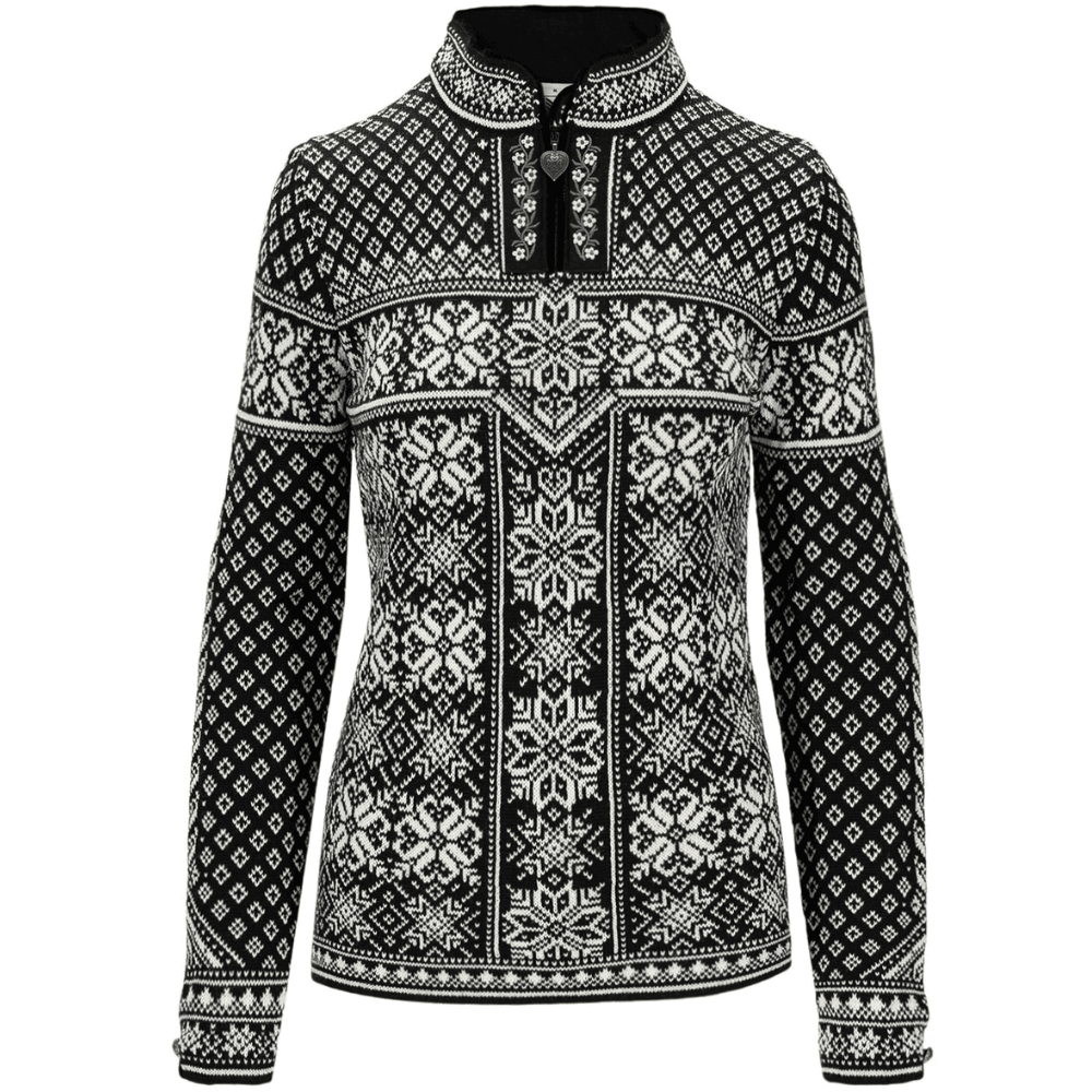 W's Peace Fem Sweater Black Offwhite, view: 0