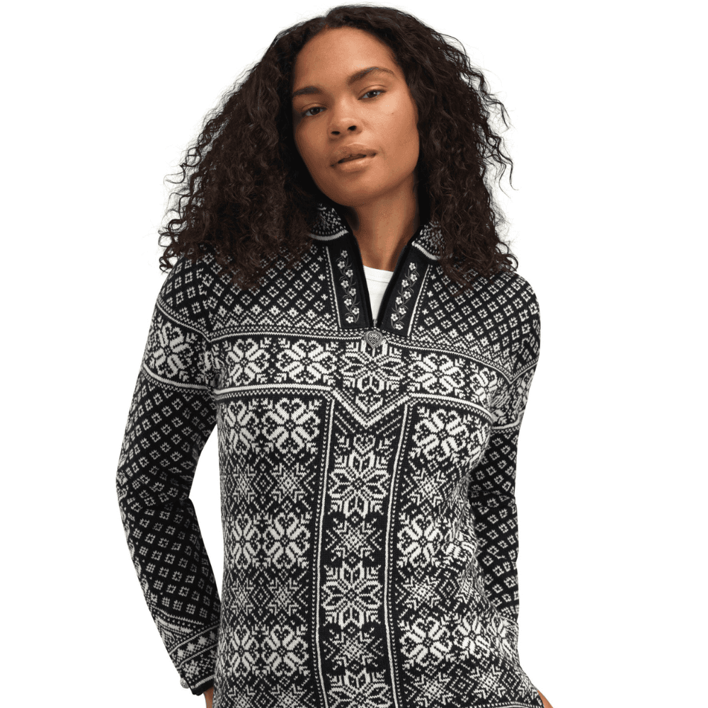 W's Peace Fem Sweater Black Offwhite, view: 3