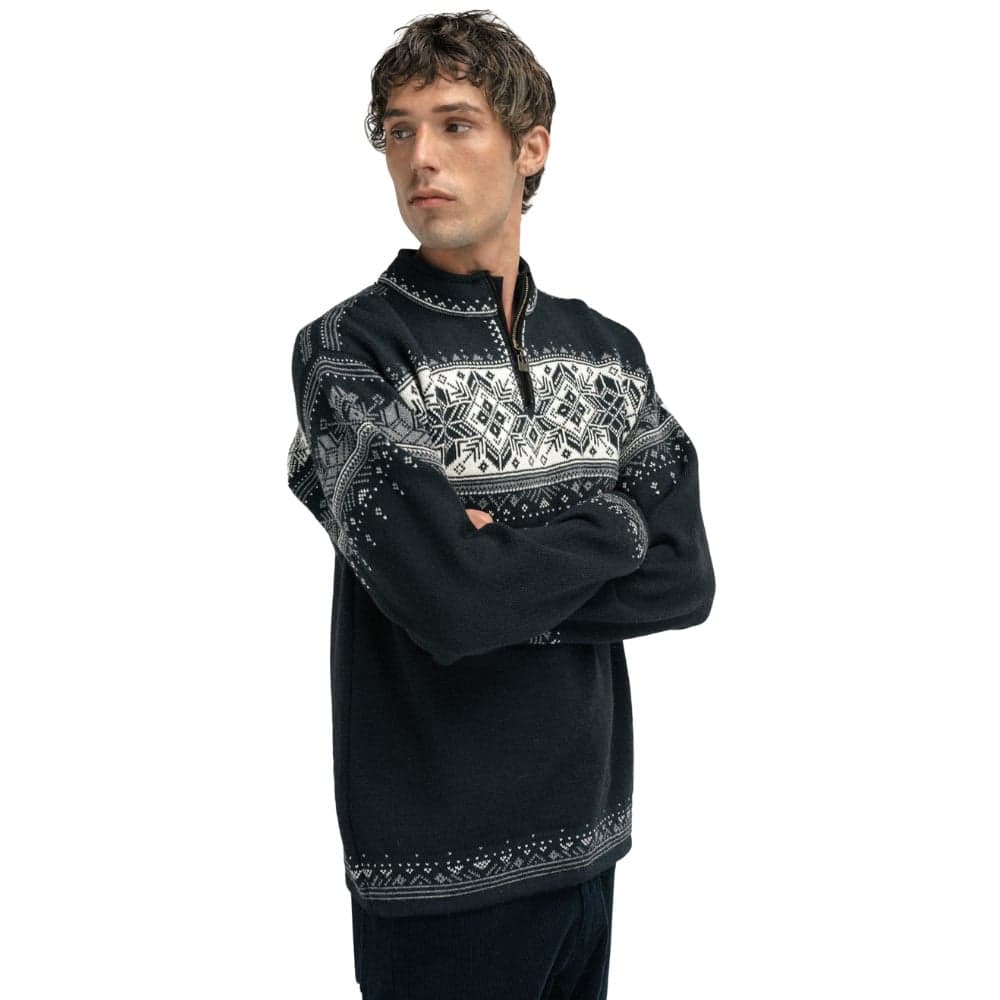 M's Blyfjell Sweater Black smoke Offwhite Light Charcoal, view: 3