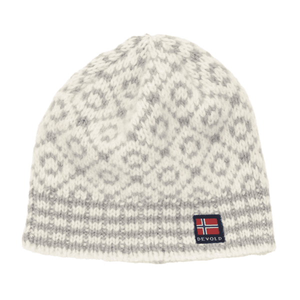 Svalbard Wool Beanie Offwhite/Grey, view: 0