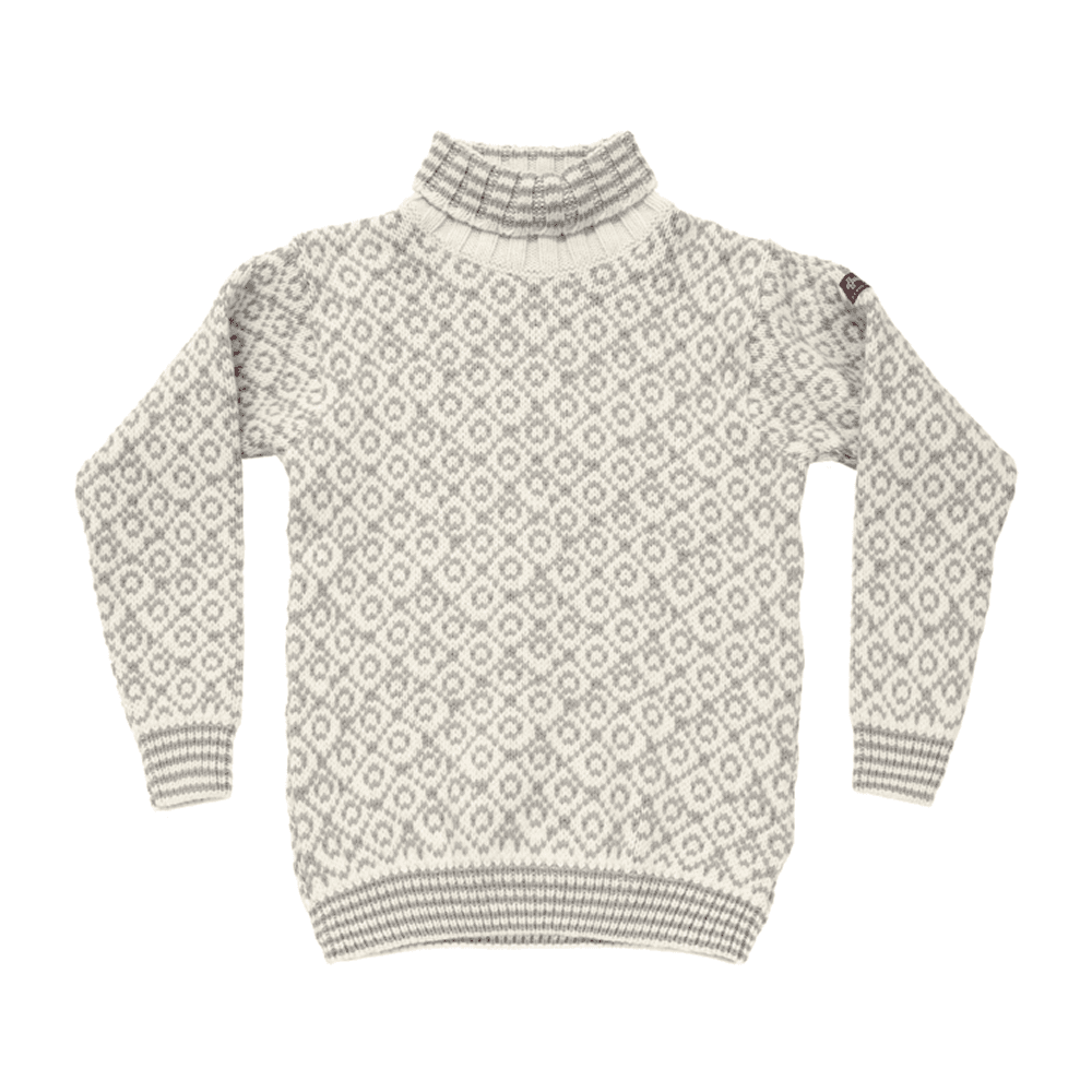 Svalbard Wool High Neck Offwhite/Grey, view: 0