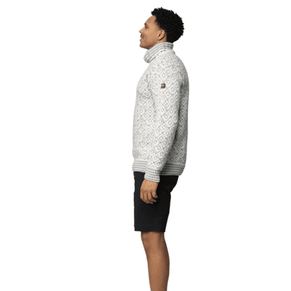 Svalbard Wool High Neck Offwhite/Grey, view: 2