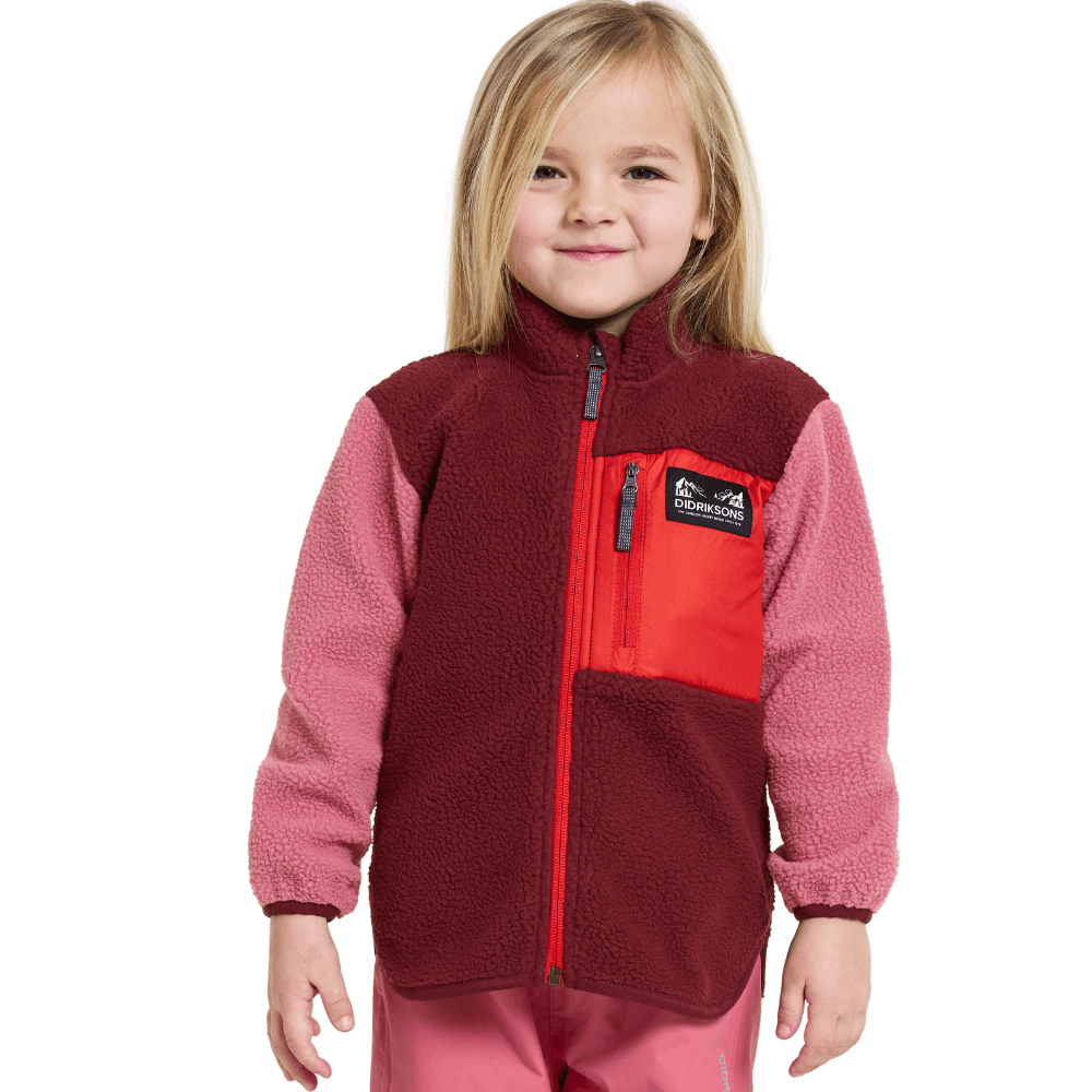 Anten Fullzip Kids Anemon Red, view: 2