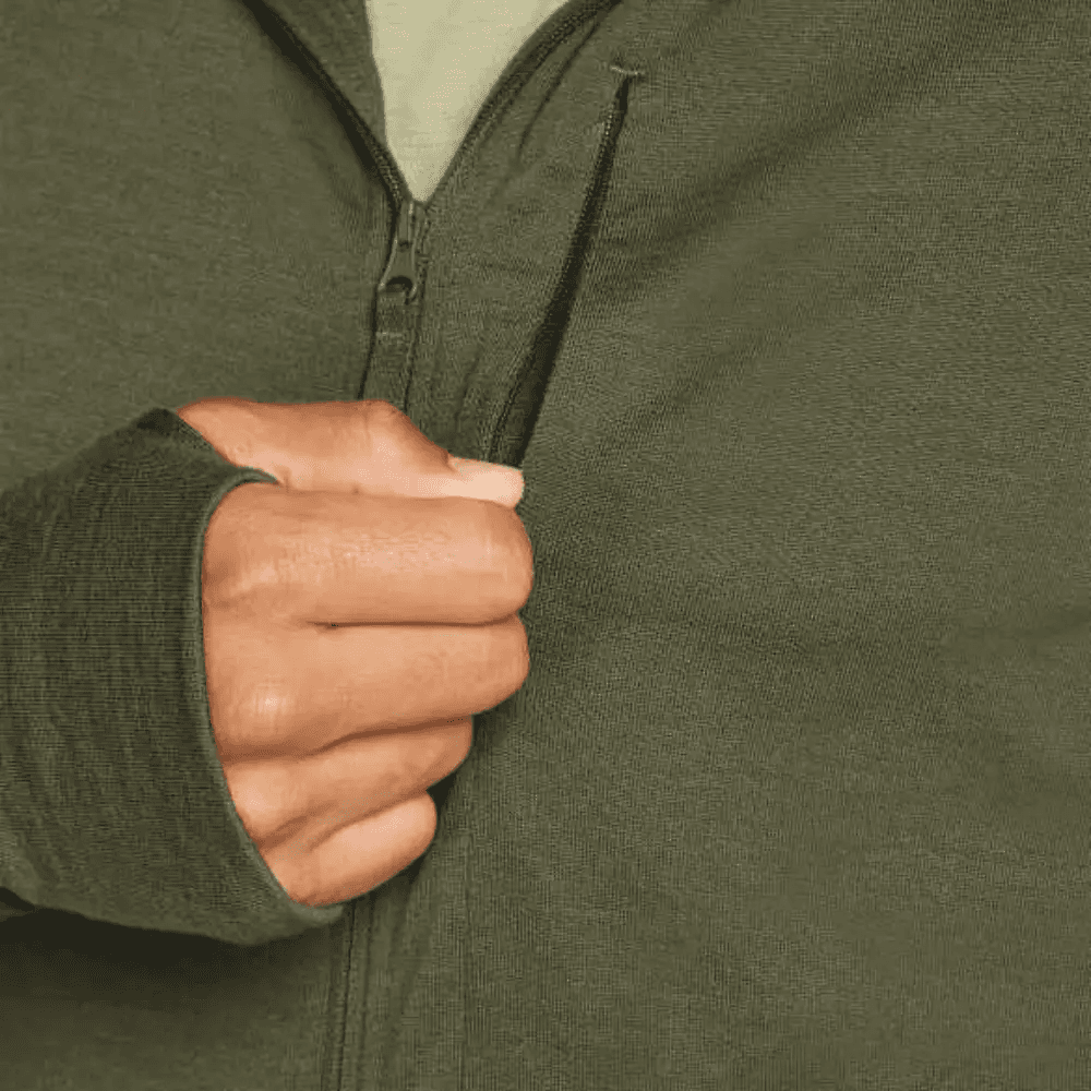M's Merino 260 Quantum Iv Ls Zip Dk Loden, view: 4