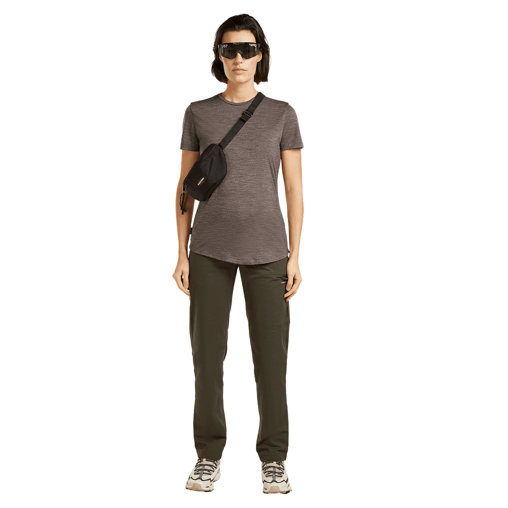 W's Merino 125 Cool-Lite Sphere Iii Ss Tee Bittersweet Heather, view: 2