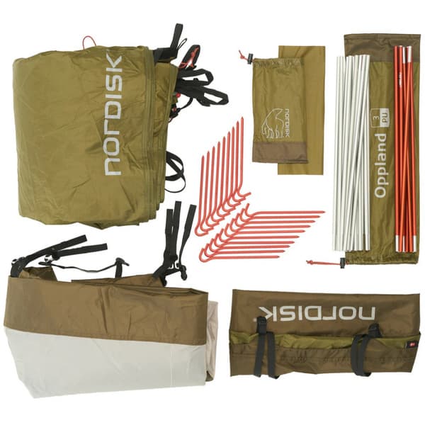 Oppland 3 (3.0) PU Tent Dark Olive Green, view: 12