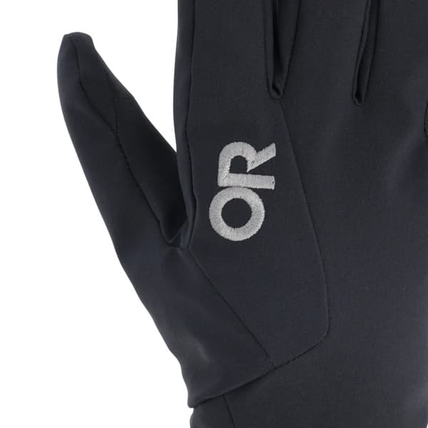 M's Sureshot Softshell Glove Solid Black, view: 2