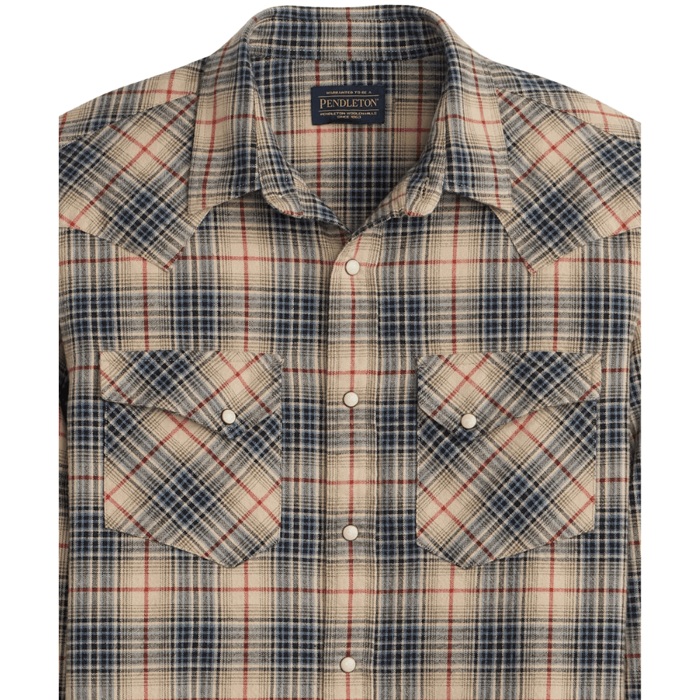 M's Wyatt Shirt Natural Multi Plaid, view: 1