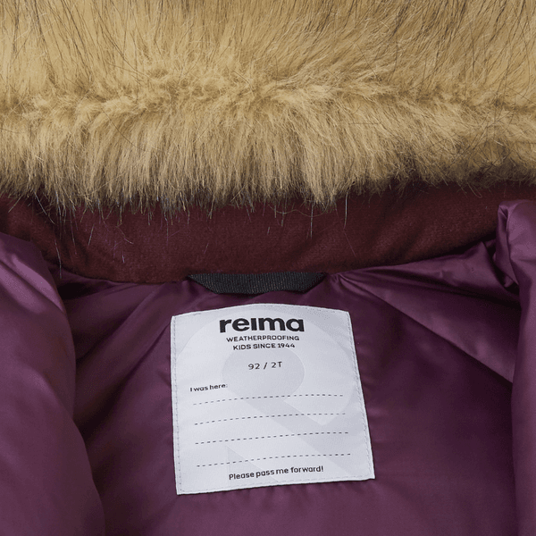 ReimaTec Down Overall Aapua Kids Deep Purple, view: 5