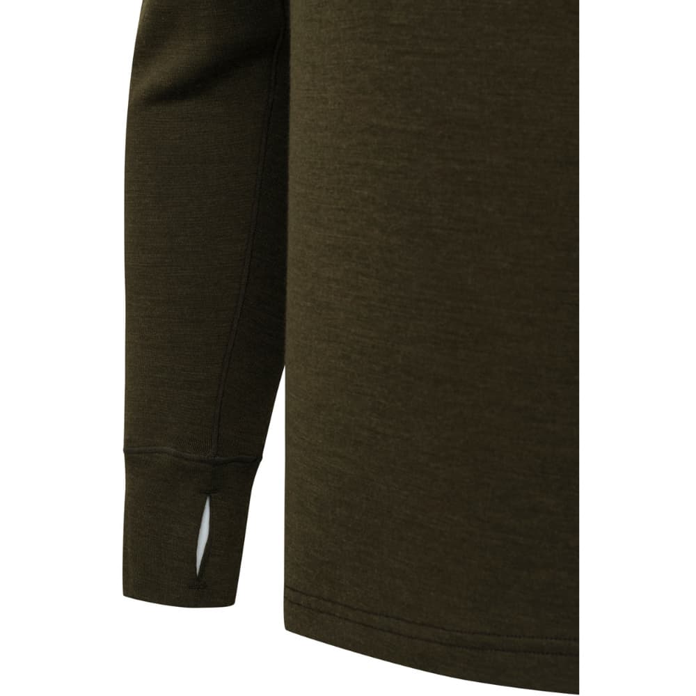 M's Glider Merino Half Zip Sweater Green Moss, view: 3