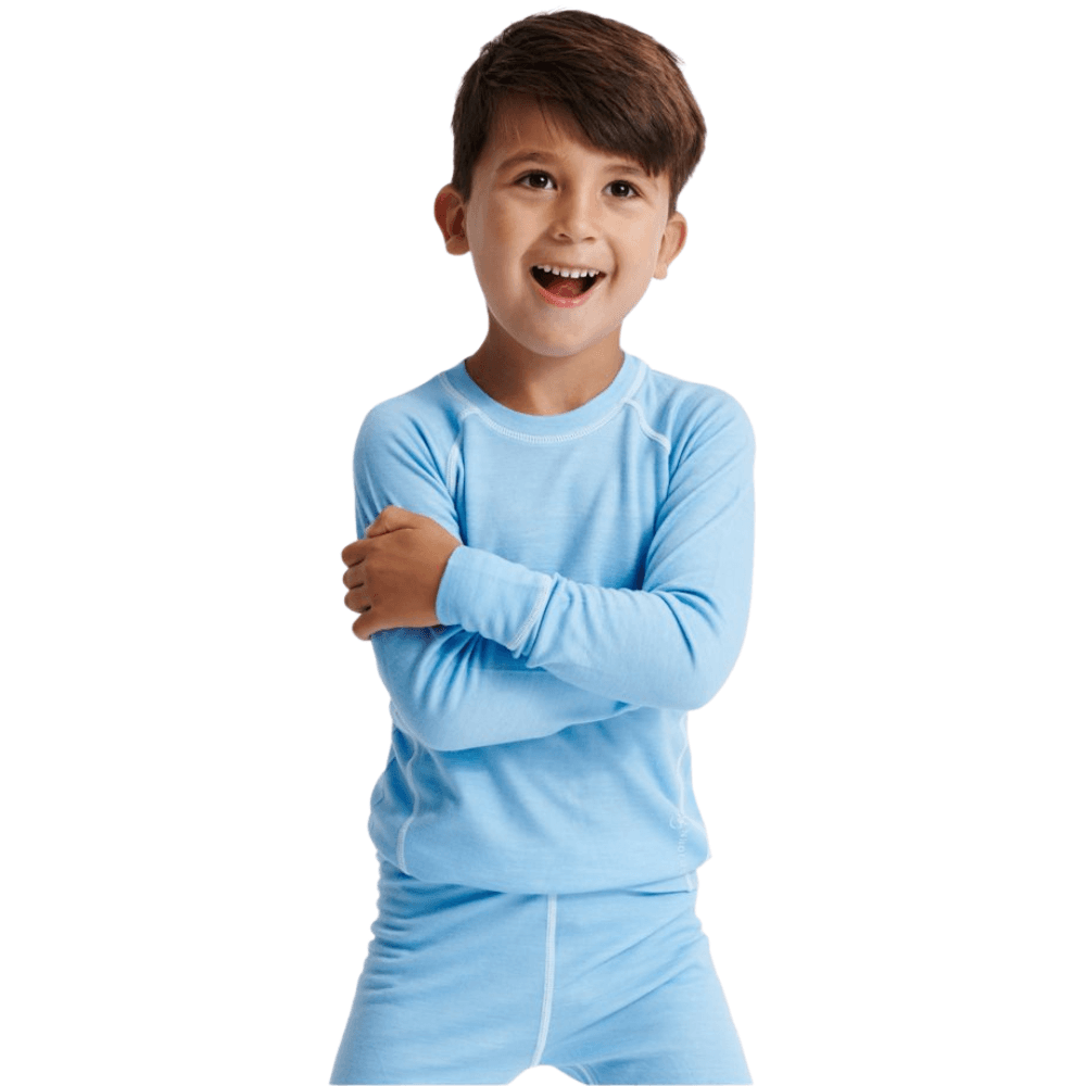 Husky Sweater Baselayer Kids Sea Blue, view: 2