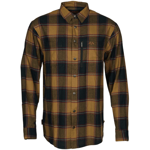 M's Crest Cotton Shirt Dark Sand, view: 1