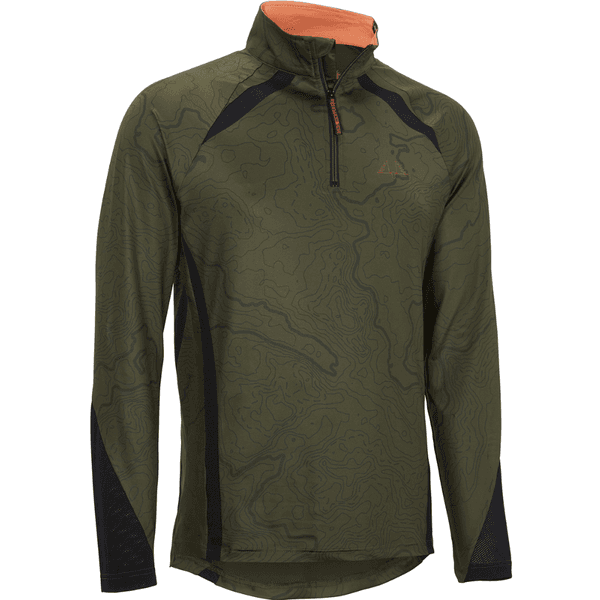 M's Alpha Antibite Sweater RE-ECO Printed Green, view: 0