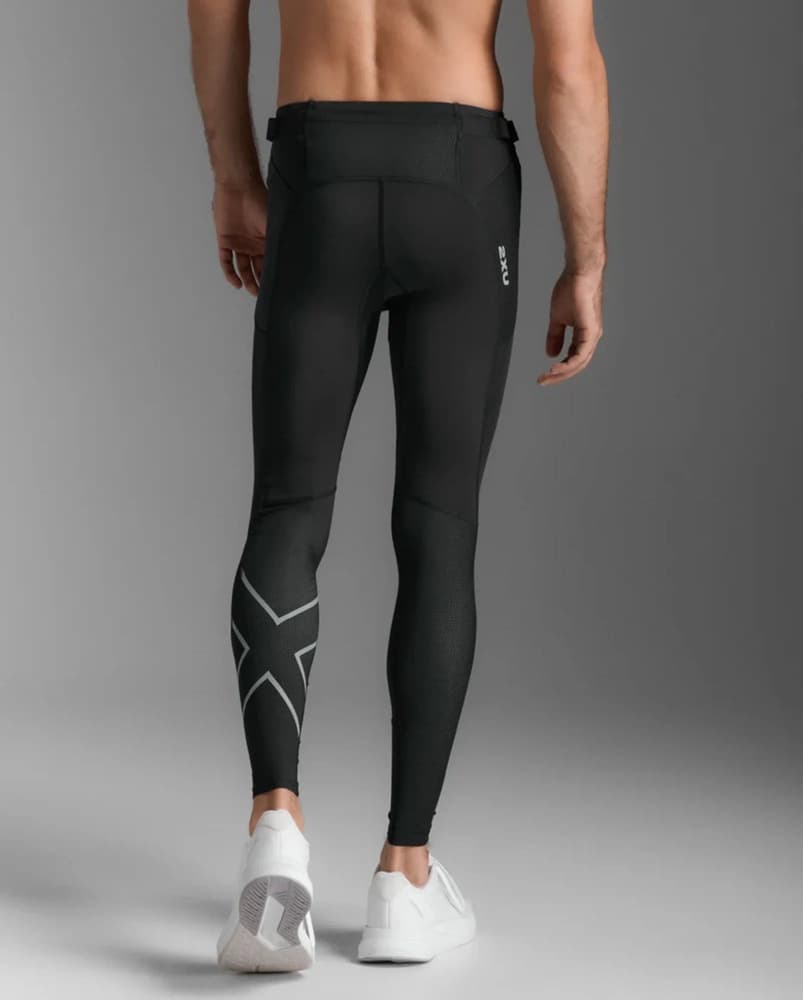 Aero Mesh Compression Tights M´S Black / Silver Reflective, view: 1
