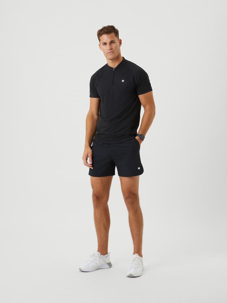 Ace Performance Zip Polo Black Beauty, view: 4