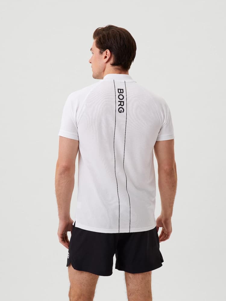 Ace Performance Zip Polo Brilliant White, view: 1