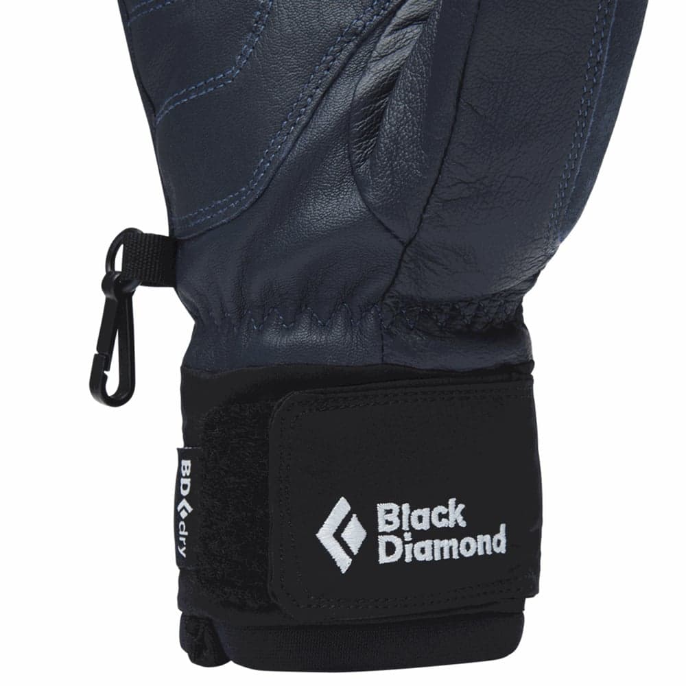 W Spark Mitts Charcoal - Belay Blue, view: 2