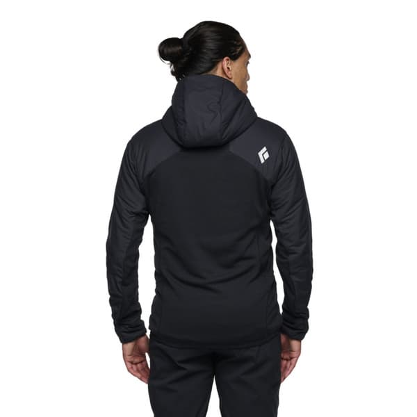 Men's First Light Hybrid Hoody Black, view: 3
