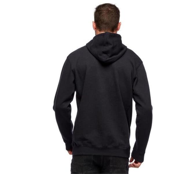 Stacked Logo Hoody Black Heather, view: 1