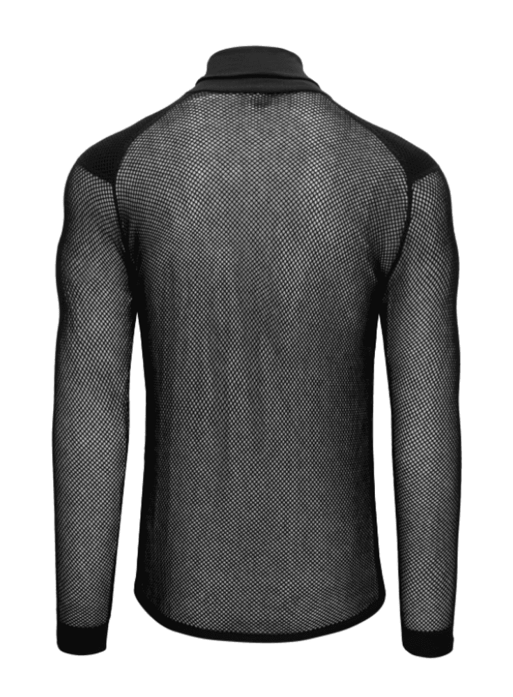 Super Thermo Zip Polo w/inlay Black, view: 1