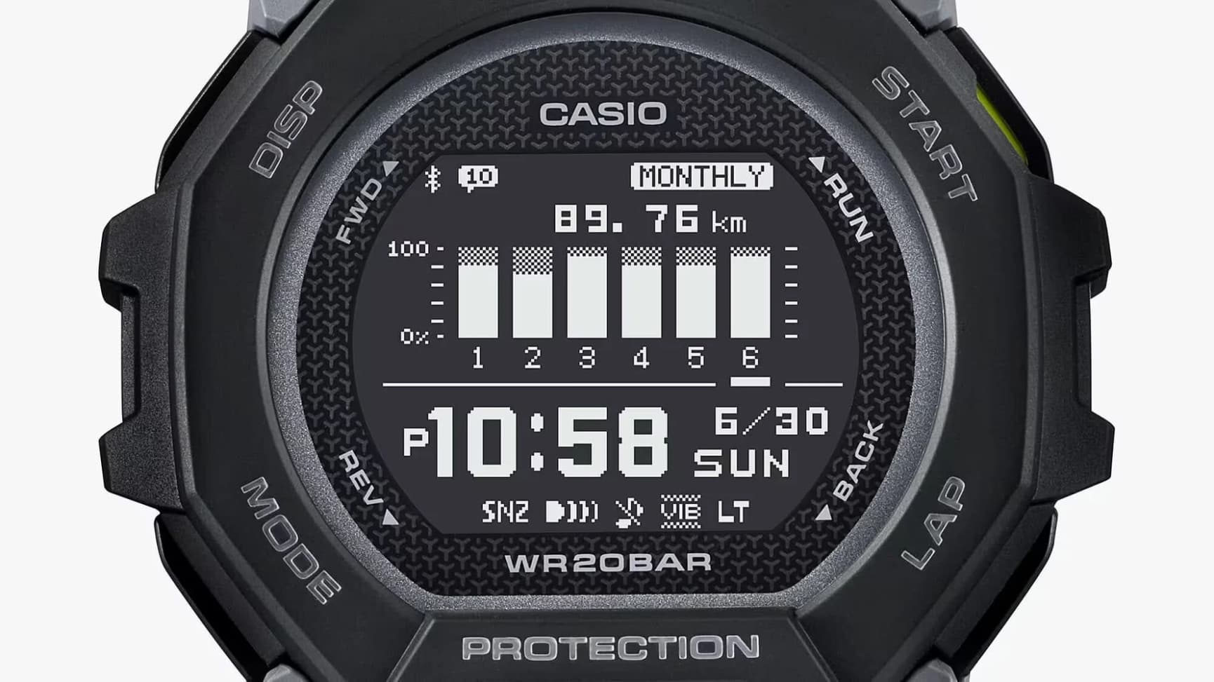 G-Shock GBD-300-1ER Black, view: 2