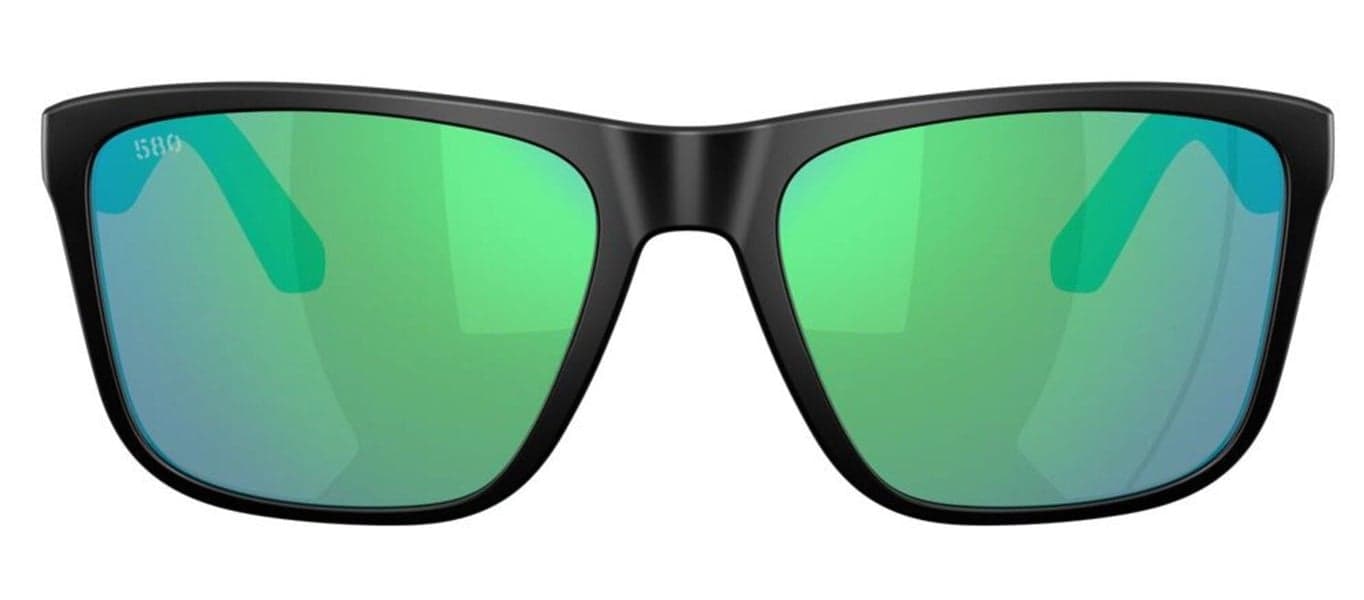 Los Alijos Matte Black Green Mirror 580G, view: 1