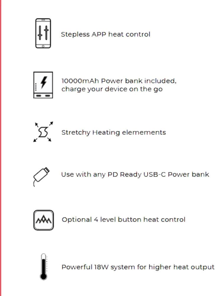 Heated Anyday Zip-Hoodie Marineblå, view: 3