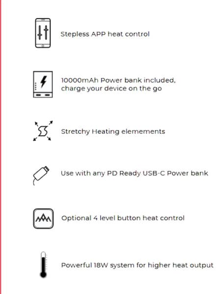 Heated Anyday Zip-Hoodie Marineblå, view: 3