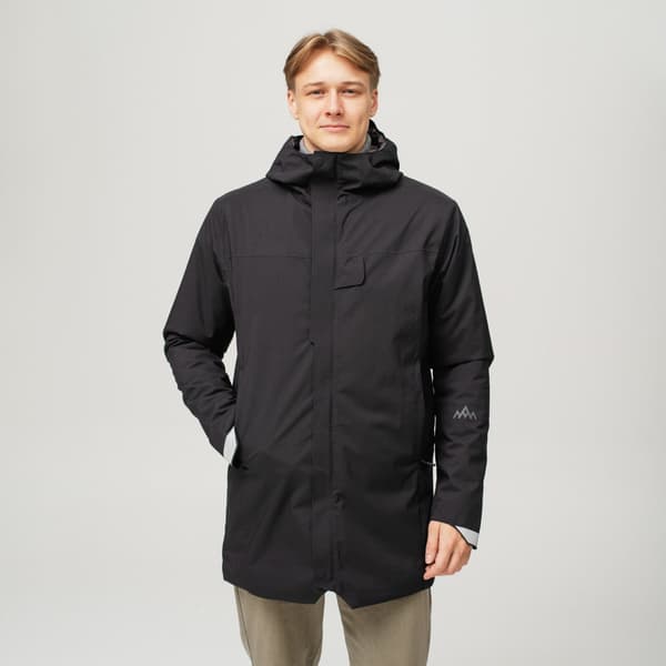 Heated Oslo Coat Mens Black, view: 3