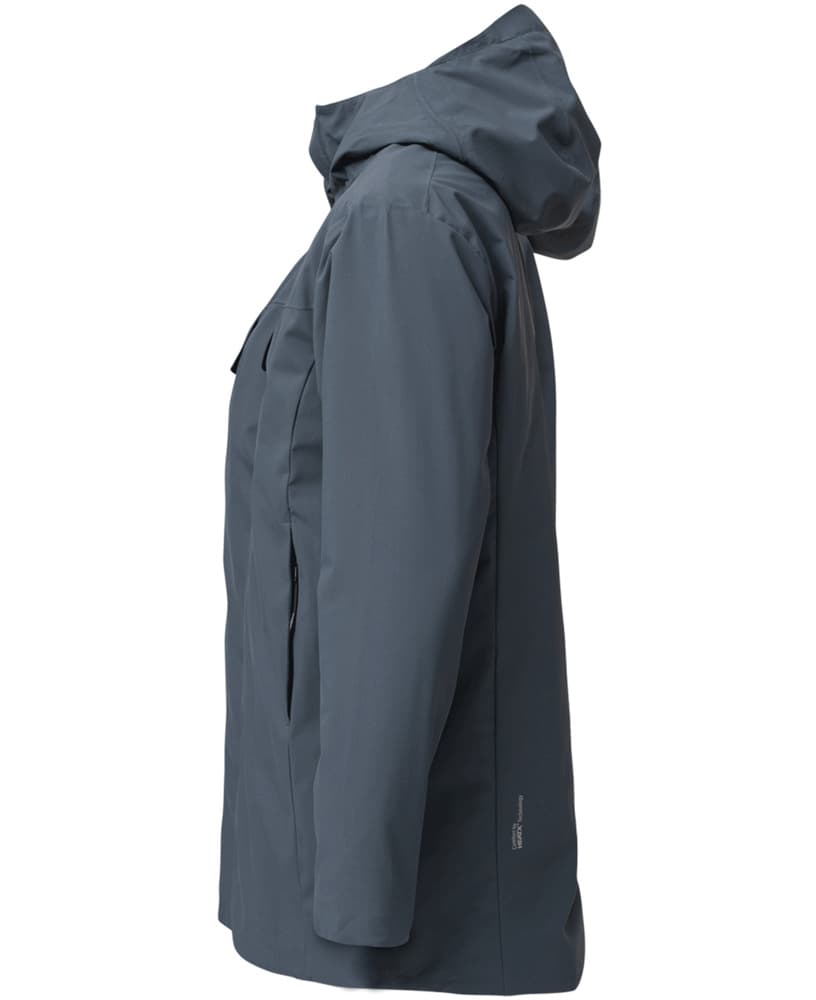 Heated Oslo Coat Mens Navy, view: 2