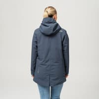 Heated Oslo Coat Womens Navy - view: 5