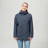 Heated Oslo Coat Womens Navy - view: 3
