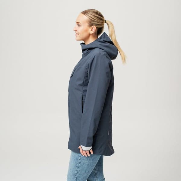 Heated Oslo Coat Womens Navy, view: 7
