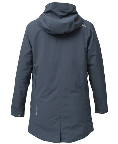 Heated Oslo Coat Womens Navy, view: 1