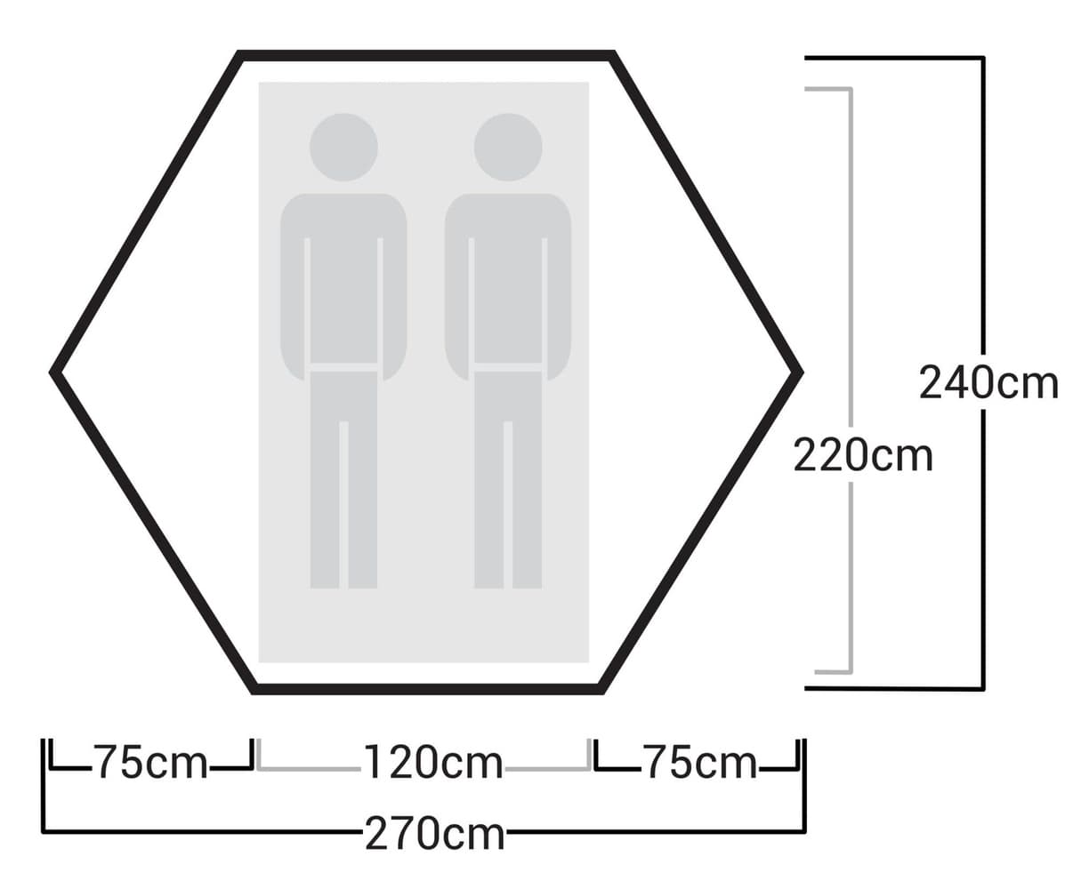 Adventure Reinsfjell SL 2 Dome Adventure Grey, view: 8