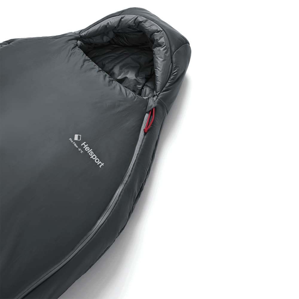 Pro Fiber -5 Sleeping Bag 200cm Smoky Grey / Ruby Red, view: 2