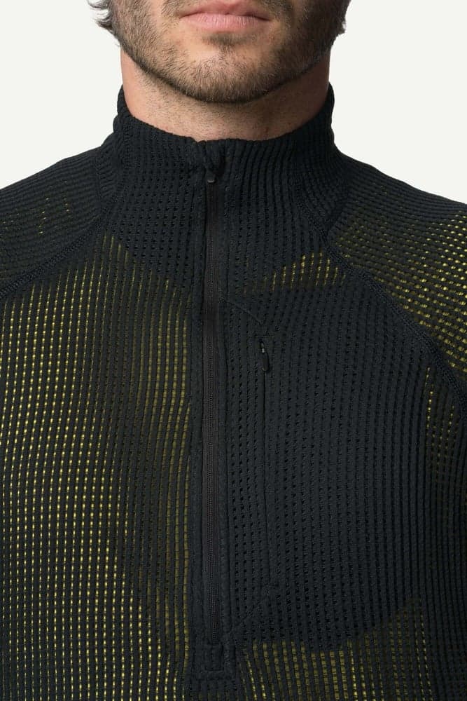 M's Pace Flow Half Zip True Black, view: 3