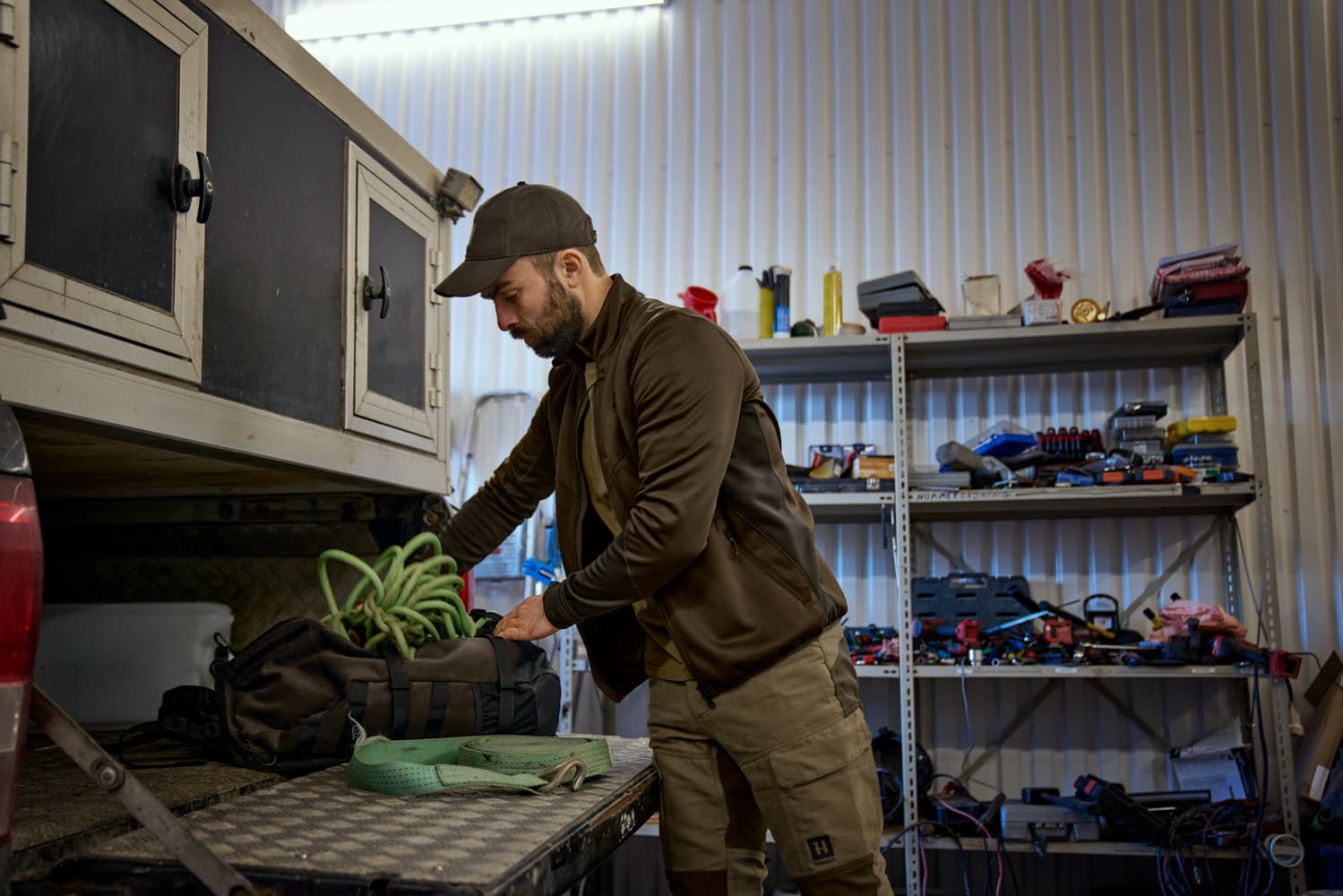 Härkila Scandinavian Willow green/Deep brown, view: 5