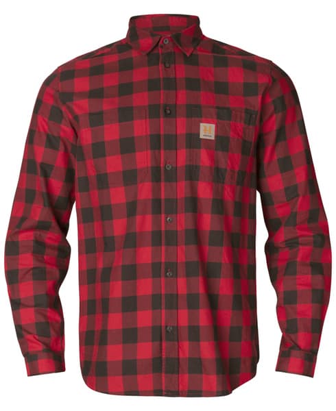 Härkila Skandinavisk L/S Red check, view: 0