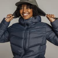 Fulu Down Hooded Jacket W Deep Blue - view: 4