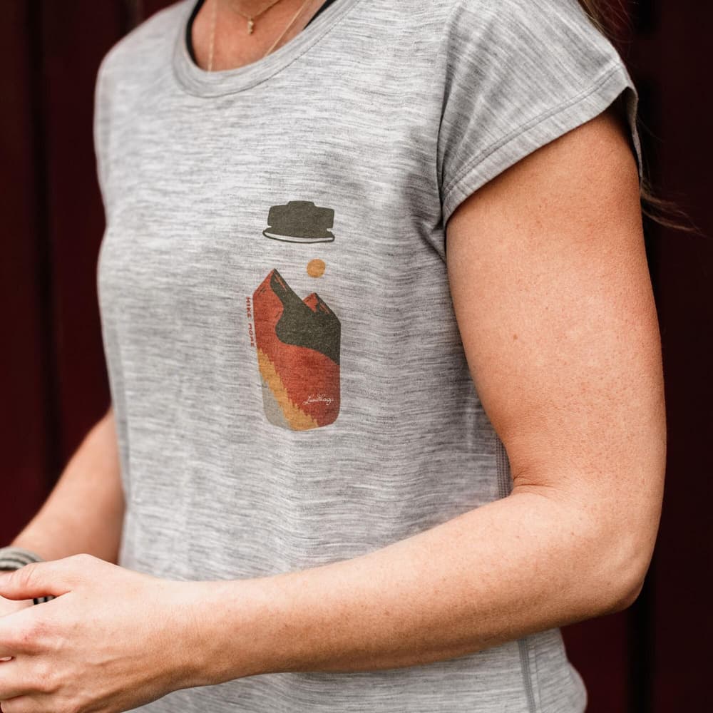 Fulu Merino Bottle T-Shirt W Light Grey, view: 0