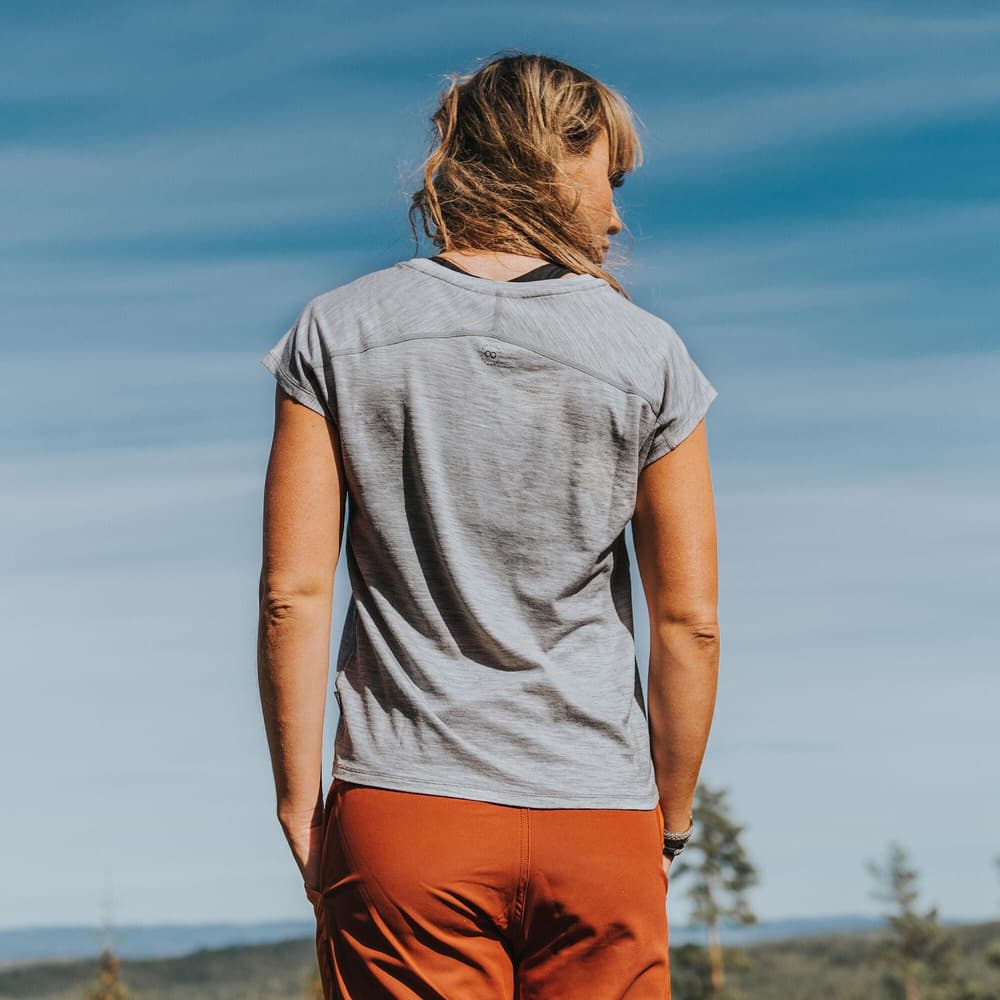 Fulu Merino Bottle T-Shirt W Light Grey, view: 3