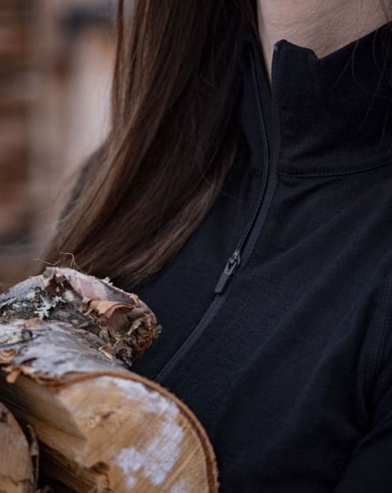 Gimmer Merino Lt Ws 1/2 Zip Black, view: 3