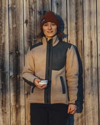 Saruk Wool Pile Mid Full Zip W Sand - view: 4