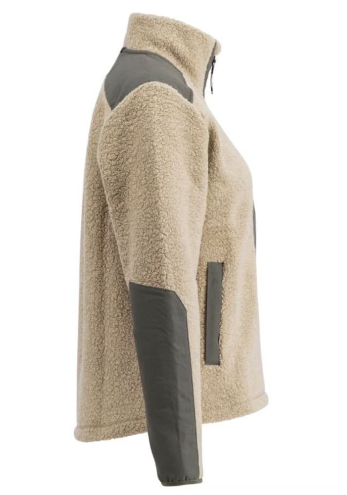 Saruk Wool Pile Mid Full Zip W Sand, view: 1