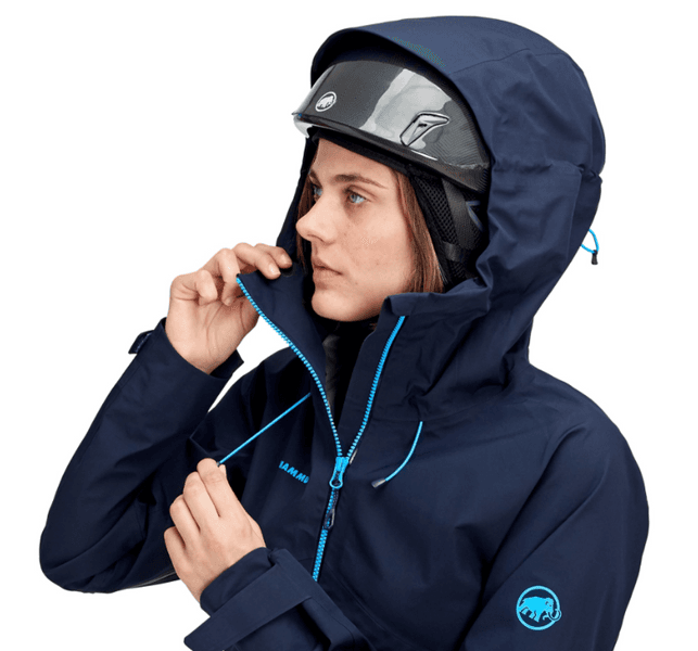 Crater HS Hooded Jacket Womens Peacoat, view: 3