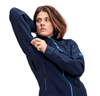 Crater HS Hooded Jacket Womens Peacoat - view: 2