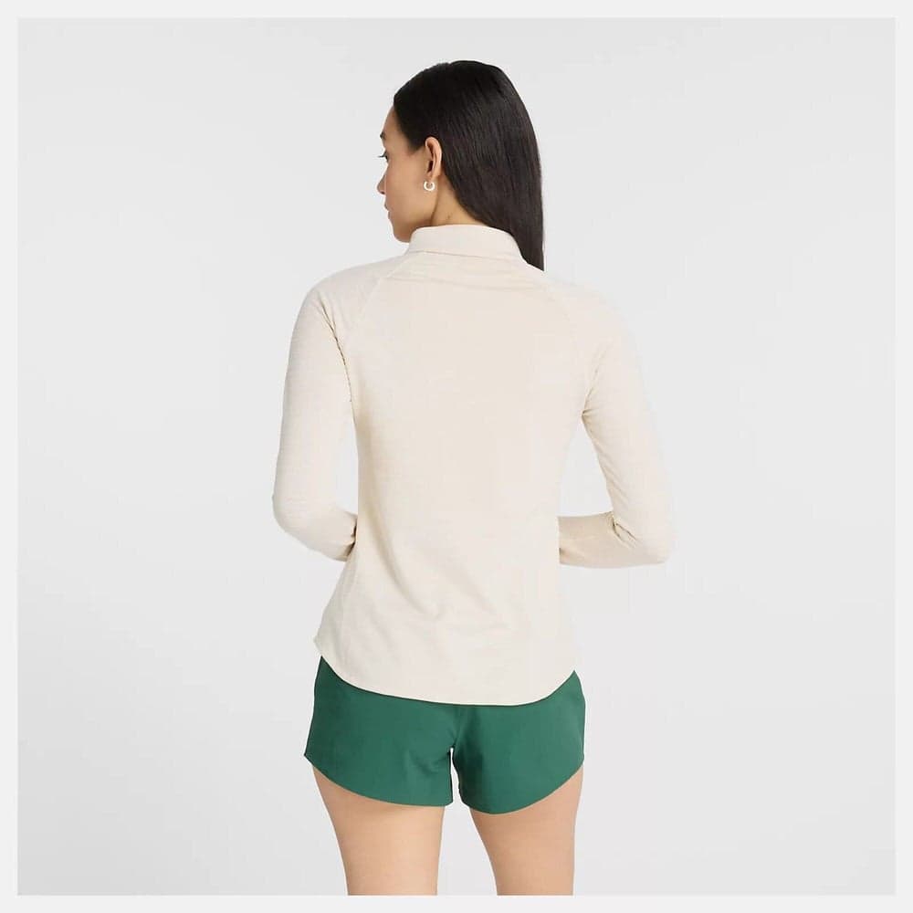 Athletics Heat Grid 1/2 Zip Linen Heather, view: 3