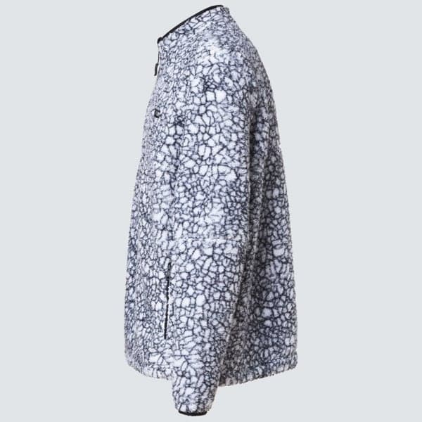 Hillside Sherpa FZ White Crackle Print, view: 2
