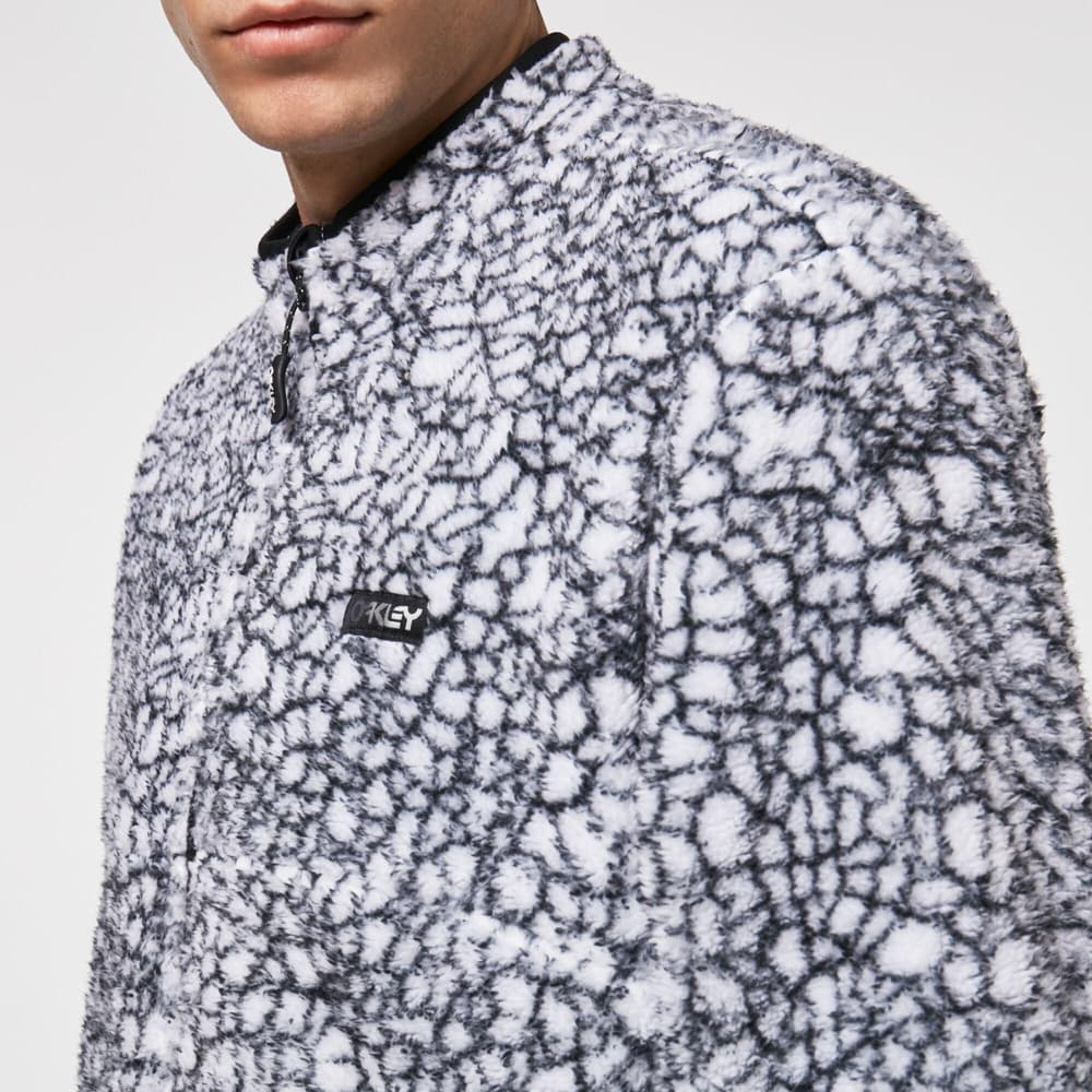 Hillside Sherpa FZ White Crackle Print, view: 6